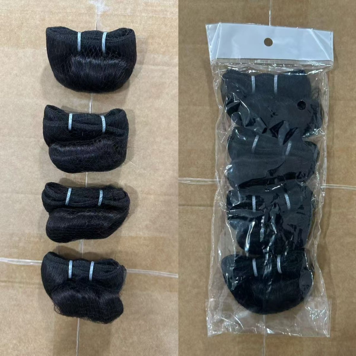 Bouncy Curl Wave Human Hair Weave Bundles (4pcs/lot) 5inch - BeautyGraceHair