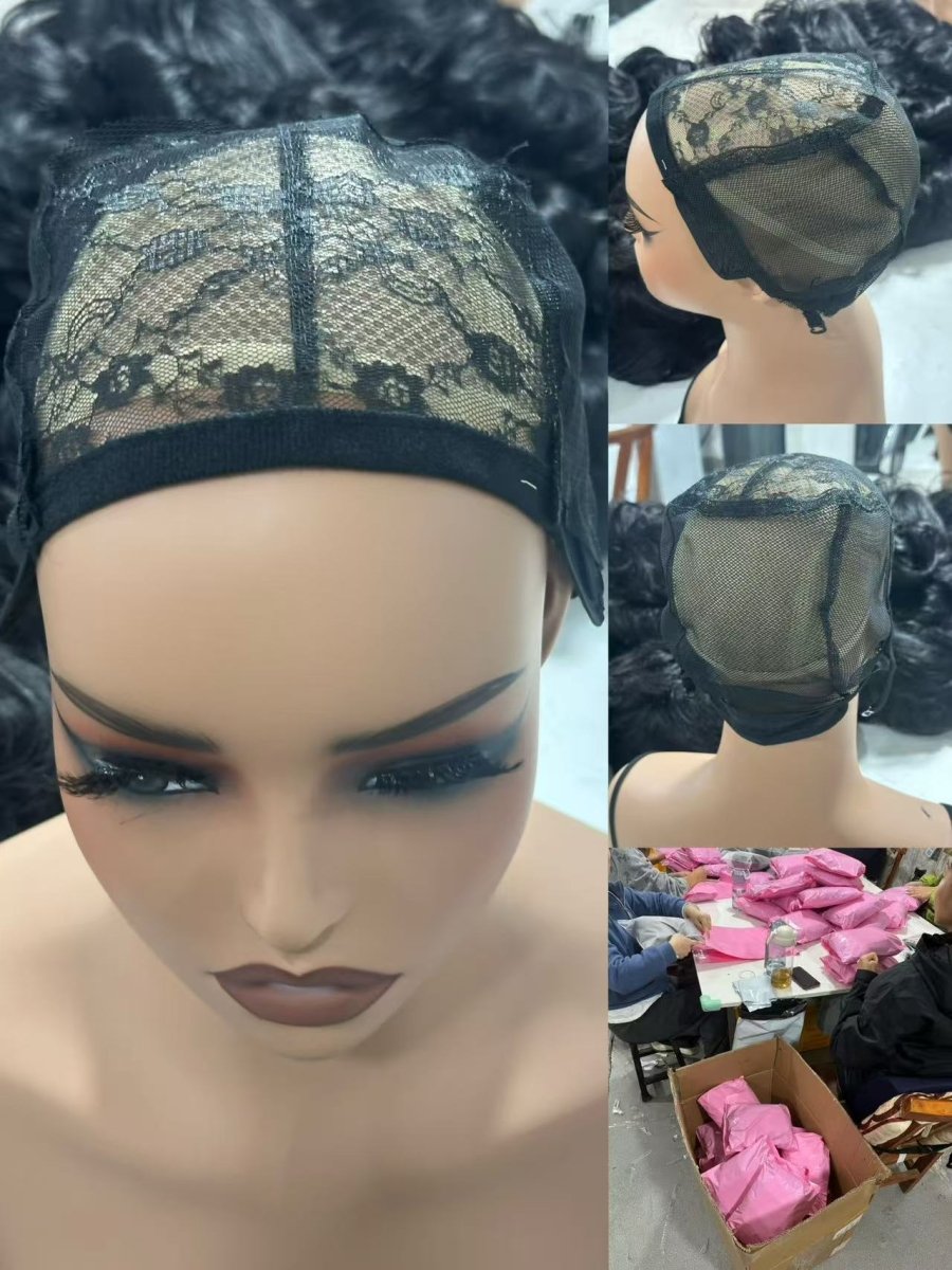 Short Pixie Curly Glueless 5inch Human Hair Wig Machine Made Wig Beginner Friendly - BeautyGraceHair